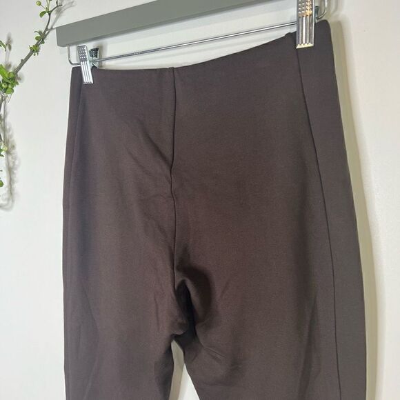 Lysse Chocolate Brown Stretch Skinny Pants Pull On - Picture 6 of 9